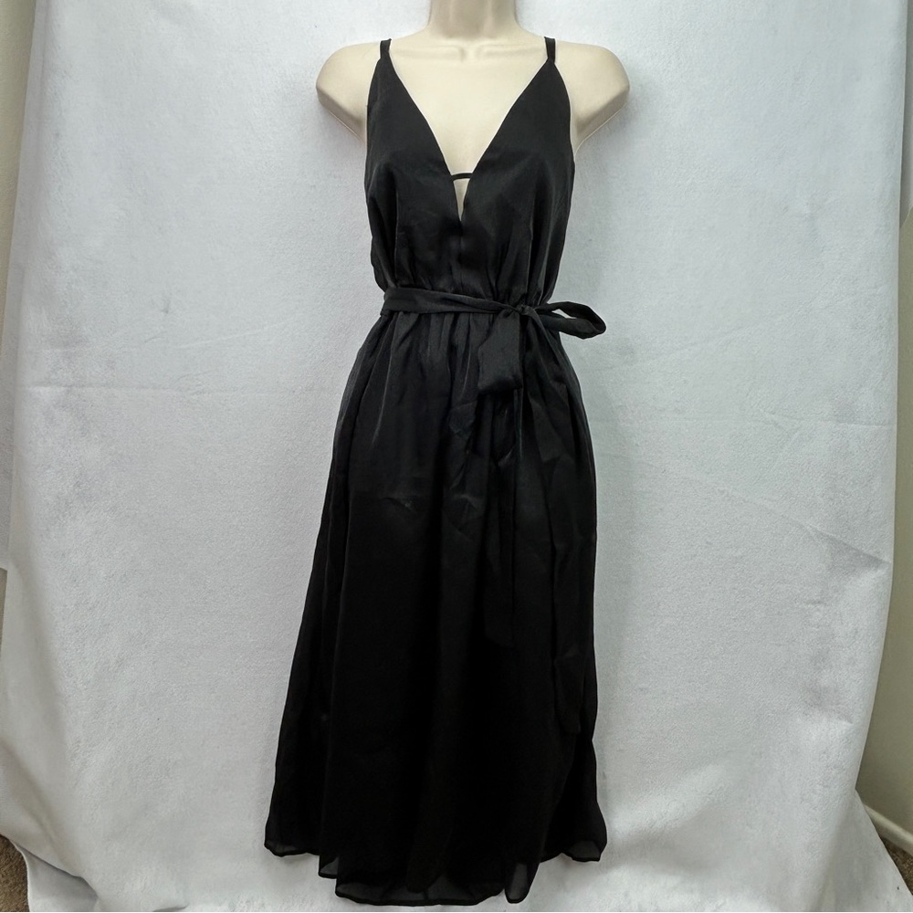 NWT BloomChic Size 14-16 Black Spaghetti Strap Dress - 555 - Picture 2 of 16